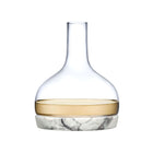 NUDE Chill Carafe with marble base – lead-free crystal decanter