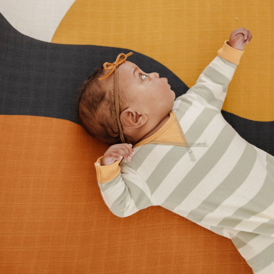 Sunset Crib Sheet – 100% Cotton Muslin