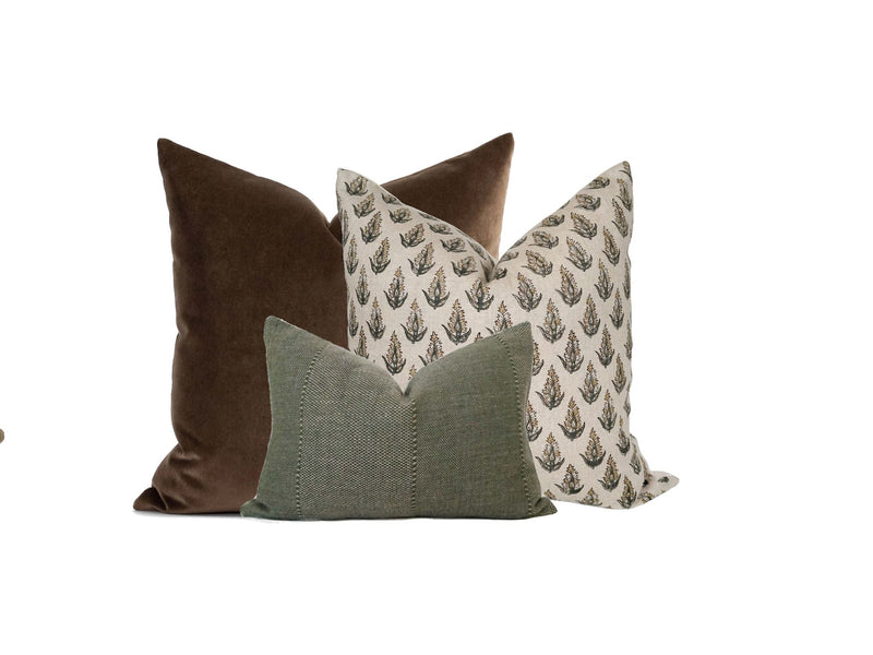 Decorative Neutral Earth Toned Pillow Set 3 PREORDER