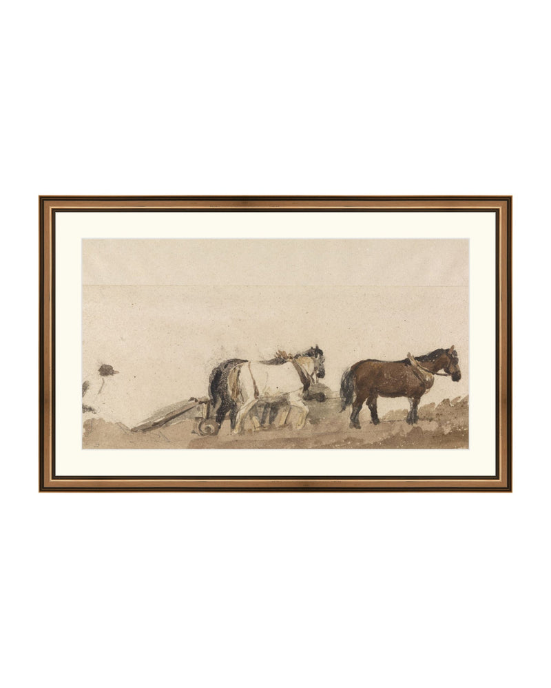 Watercolor Horses