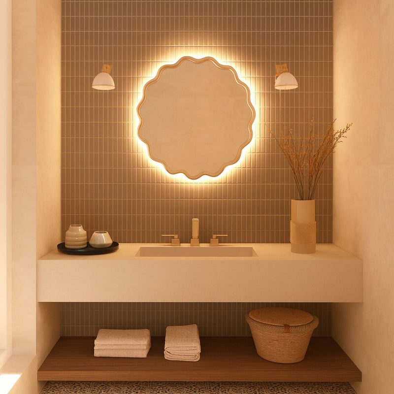 Orlando American Style Irregular Mirror - Unique Wall Mirror | Alpken