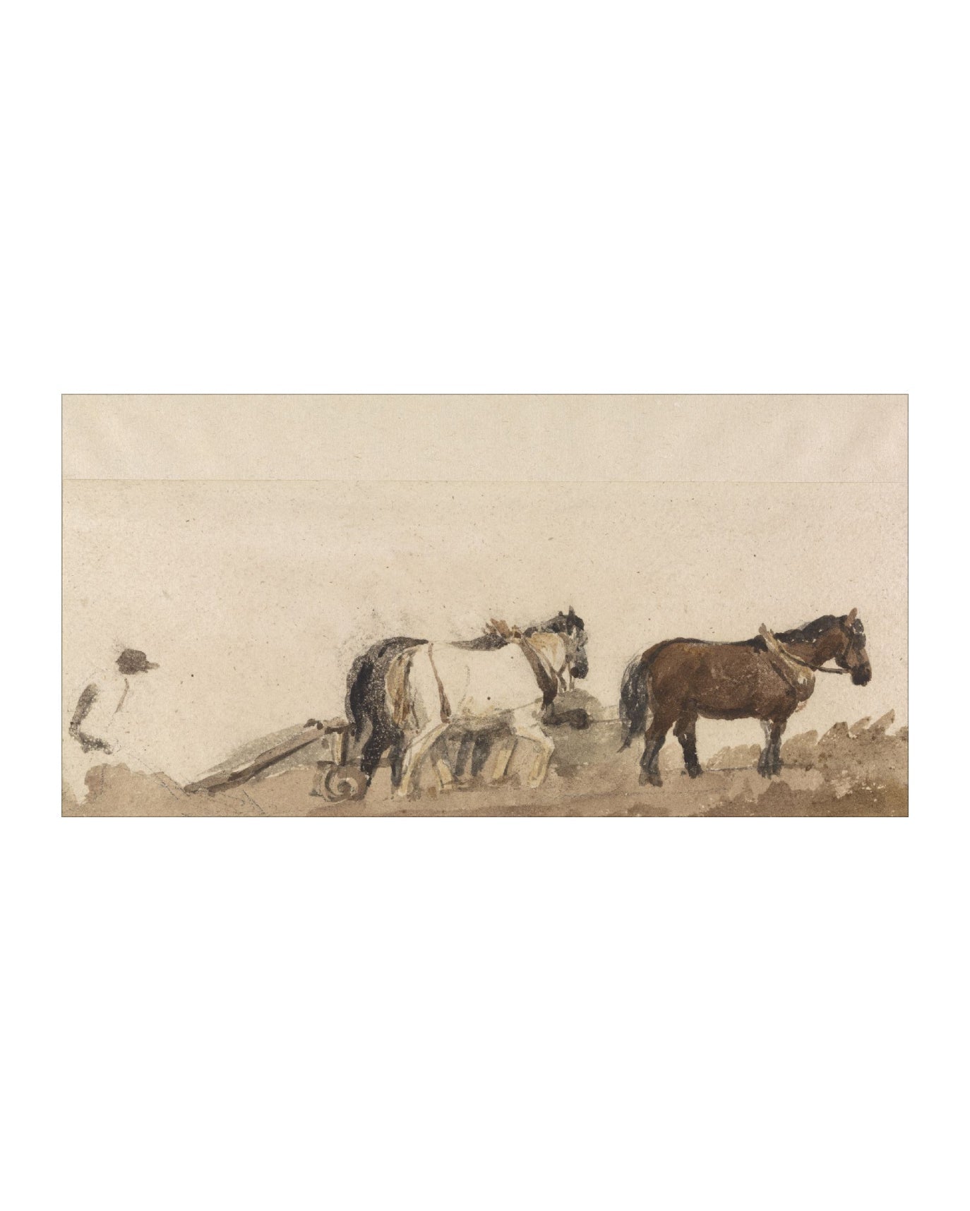 Watercolor Horses