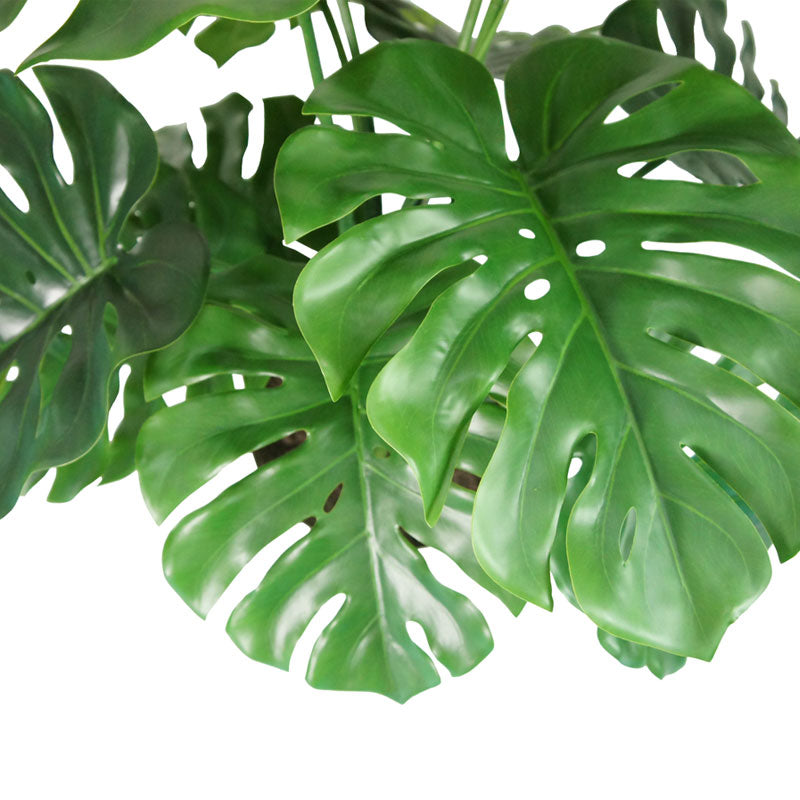 artificial monstera plants 48" Artificial Monstera Plant in Gray Planter