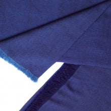 Cobalt Blue herringbone plush merino handwoven throw – One Affirmation
