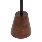Tira Round Metal and Wood Side Table