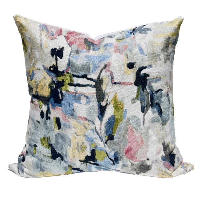 Ella Watercolor Floral Pillow Cover