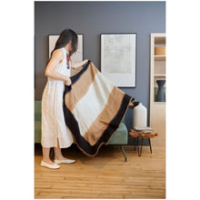 Siro Brown merino throw blanket handwoven in Nepal – One Affirmation