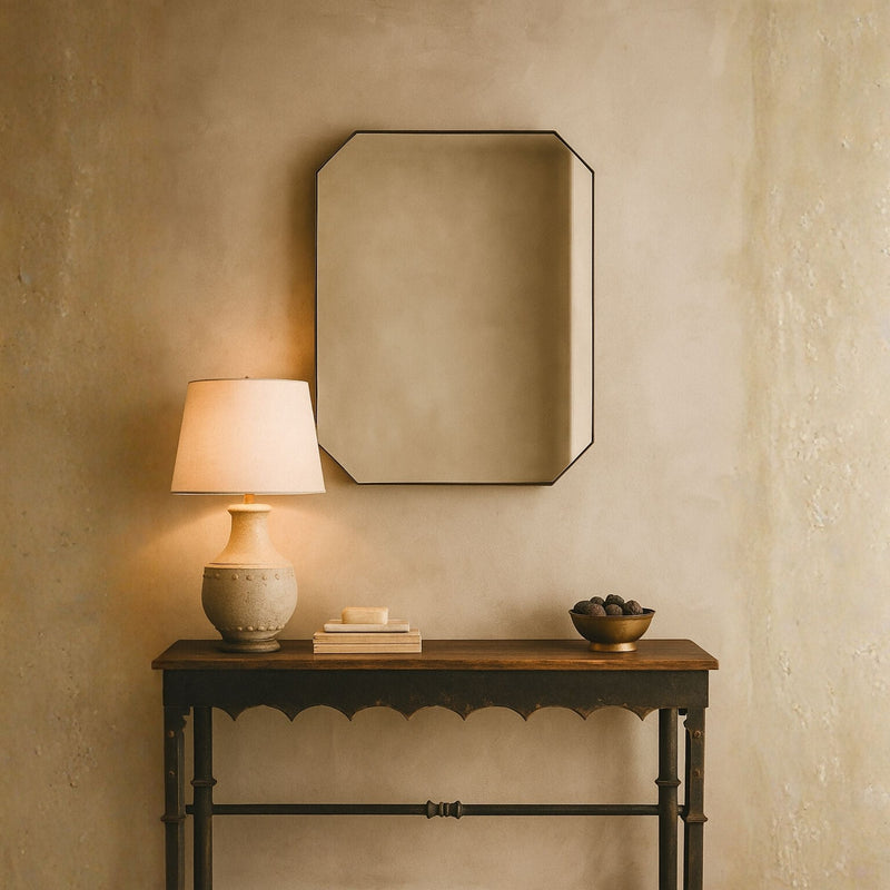 Octagonal Wall Mirror - Geometric Decorative Mirror | Alpken
