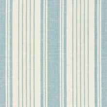 Ojai Stripe Pillow Cover in China Blue, Schumacher Textiles