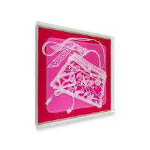 36x36" Modern UV-Grade Acrylic Shadowbox with Linen Canvas (For Scarves Up To 35")