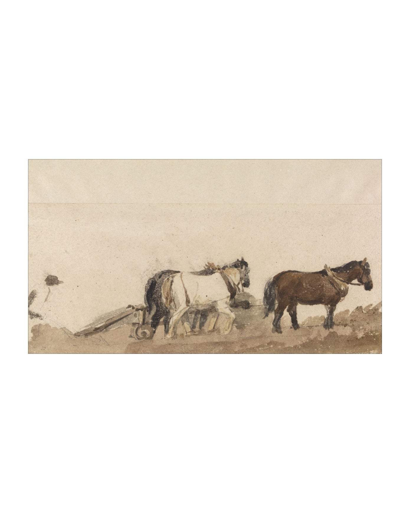 Watercolor Horses