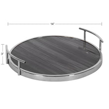 Marbury Round Metal Tray