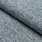 Sarong Weave Pillow Cover in Indigo Blue, Schumacher Textiles