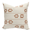 Nola Cream and Rust Double Circle Pillow Cover