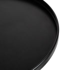 Tira Round Metal and Wood Side Table