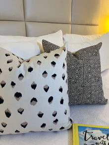 Chloe Cream Spotted Pillow Cover – view 3
