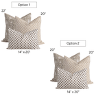 Harwich Pillow Combination | Set of Three Pillow Covers