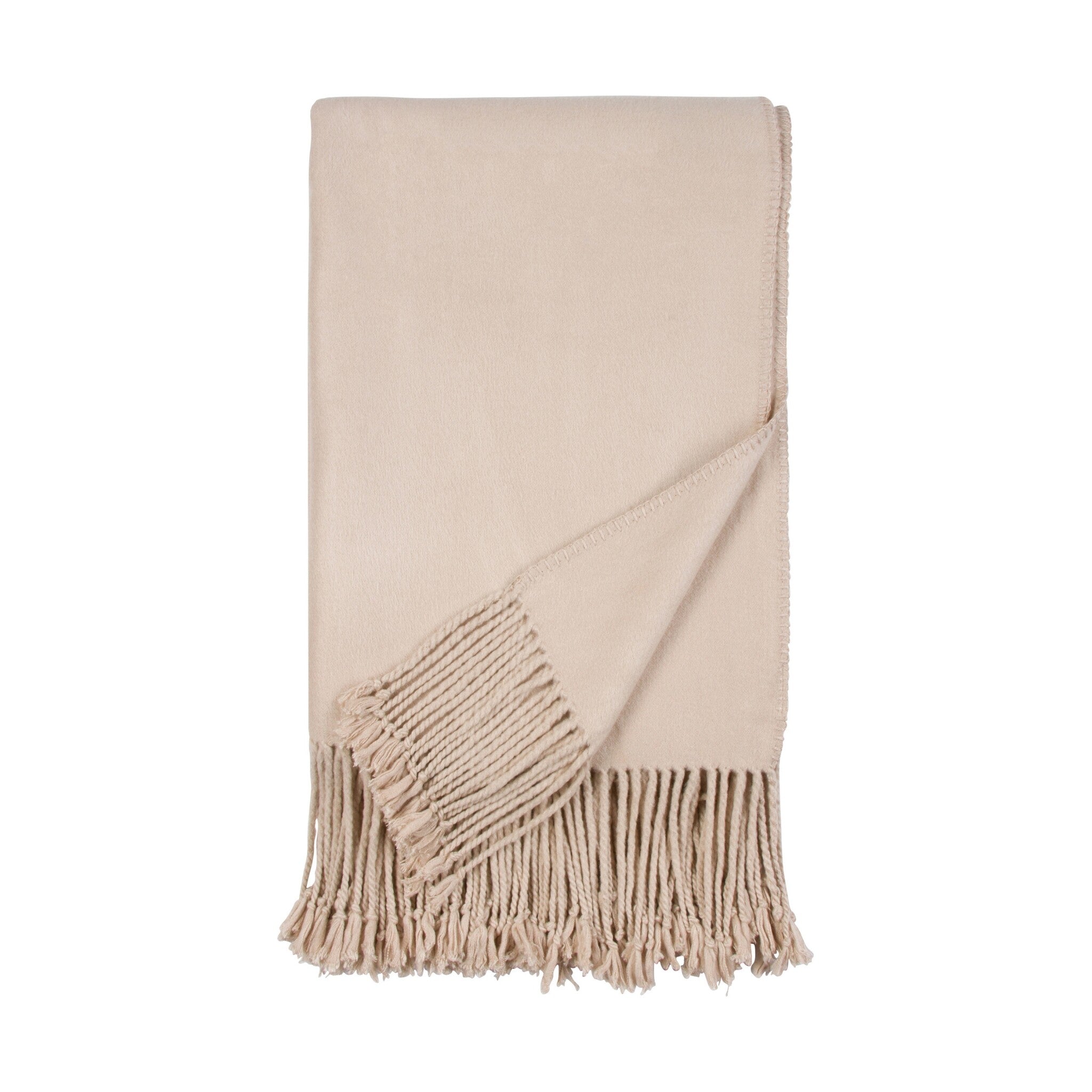 その他 USED FRINGE BLANKET Fringe Bamboo Throw Blanket | Cashmere-Soft, 50x65 | ONE AFFIRMATION