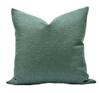 Hunter Green Textured Woven Pillow Cover
