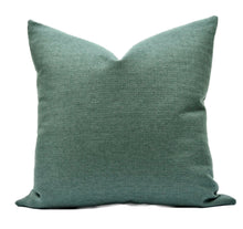 Hunter Green Textured Woven Pillow Cover