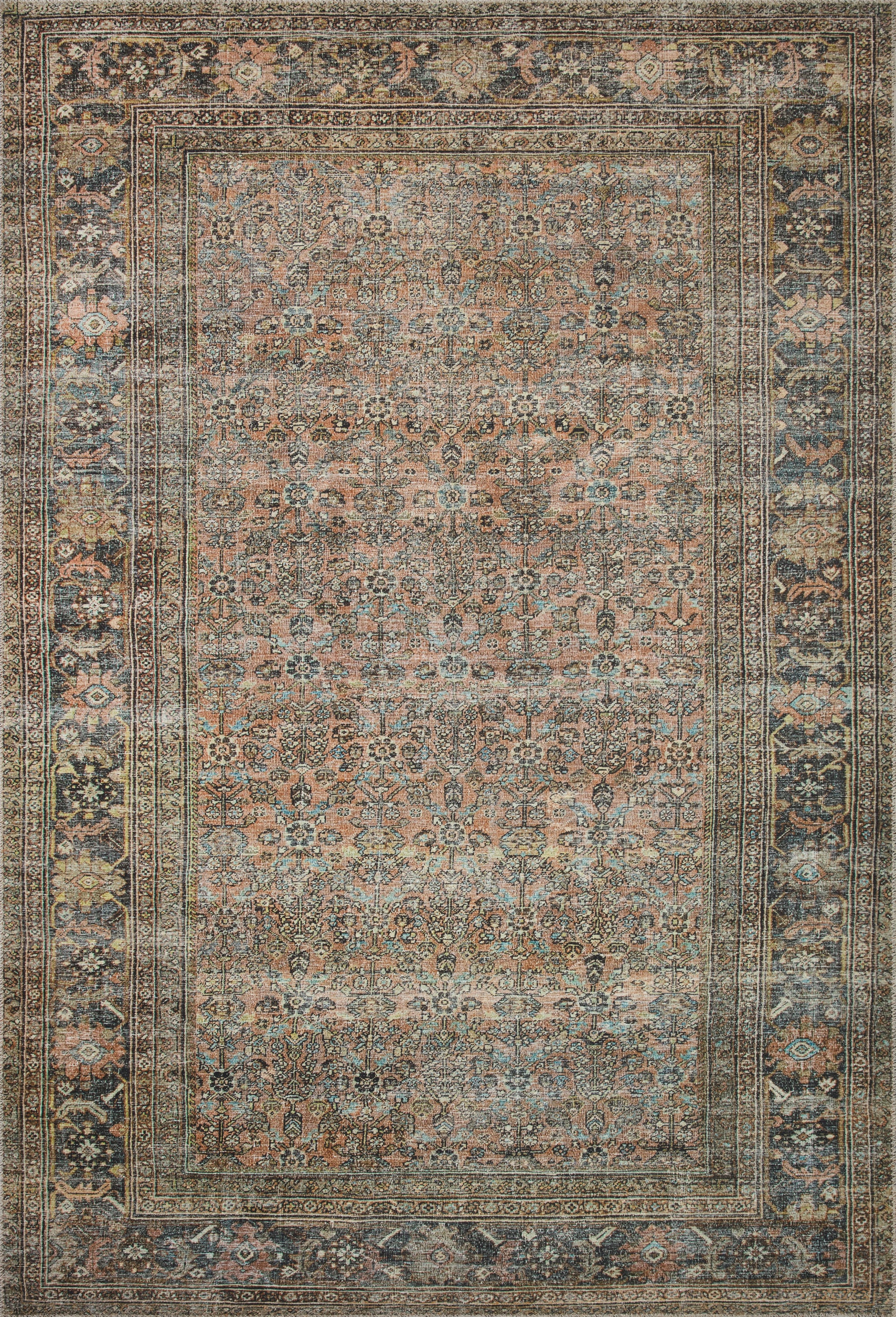 Cara Moss/Rust Rug