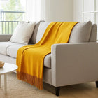 100% Cashmere Throw Blanket - 54"x60"