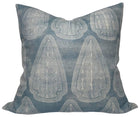 Artemis Distressed Pillow Cover in Lake Blue, Susan Connor Textiles