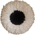 African Juju Hat | Cream + Black