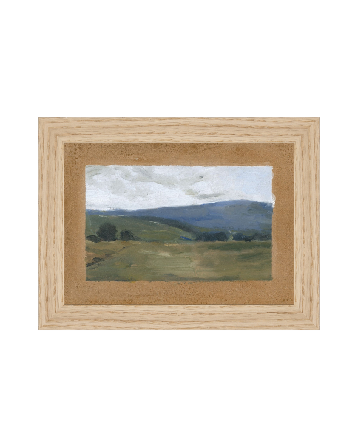 Countryside Vignettes III green landscape art print