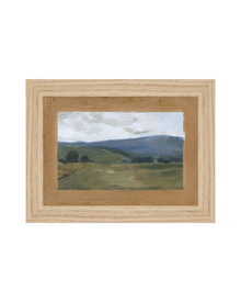 Countryside Vignettes III green landscape art print