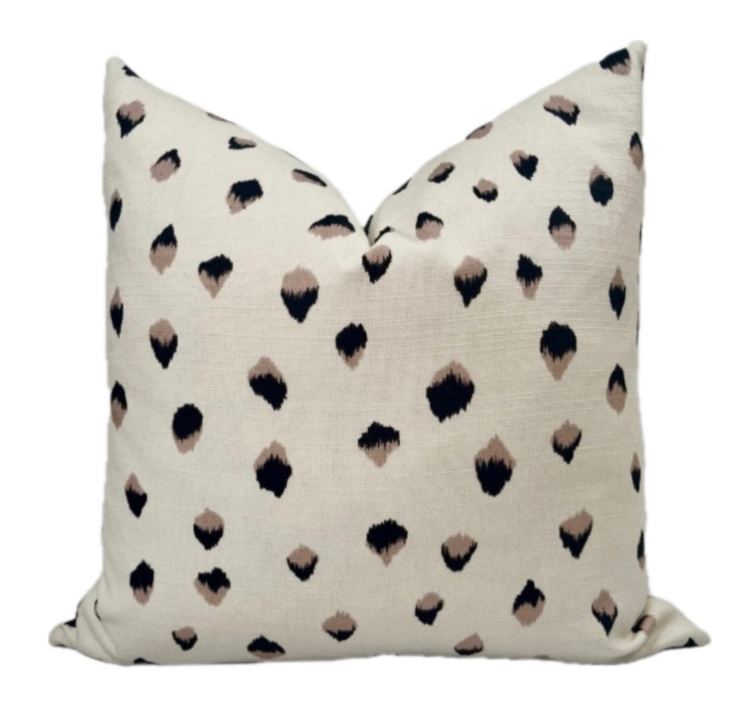 Chloe Cream Spotted Pillow Cover