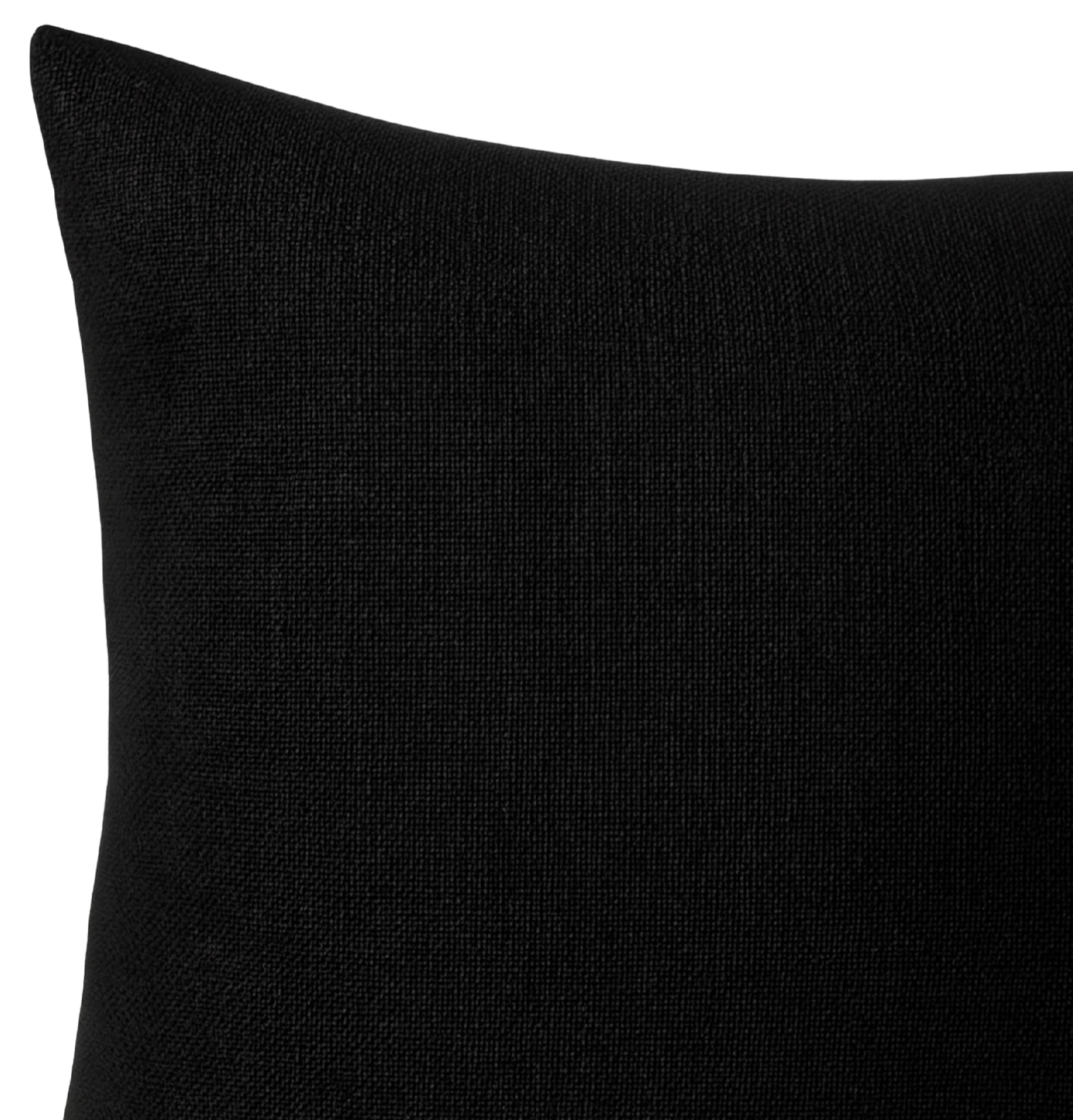 Protea Performance Pillow Cover in Black