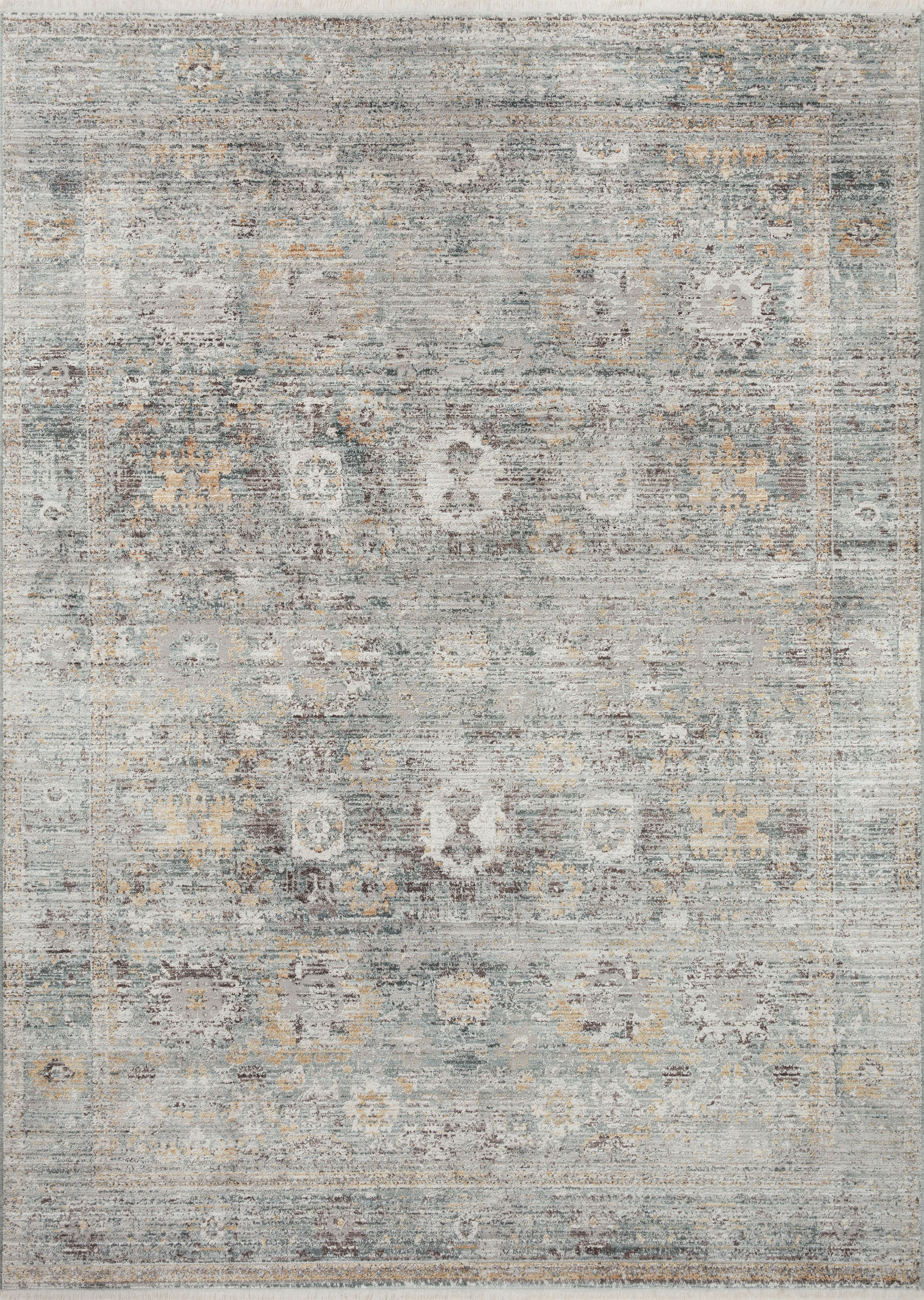 Leah Teal / Gold Rug