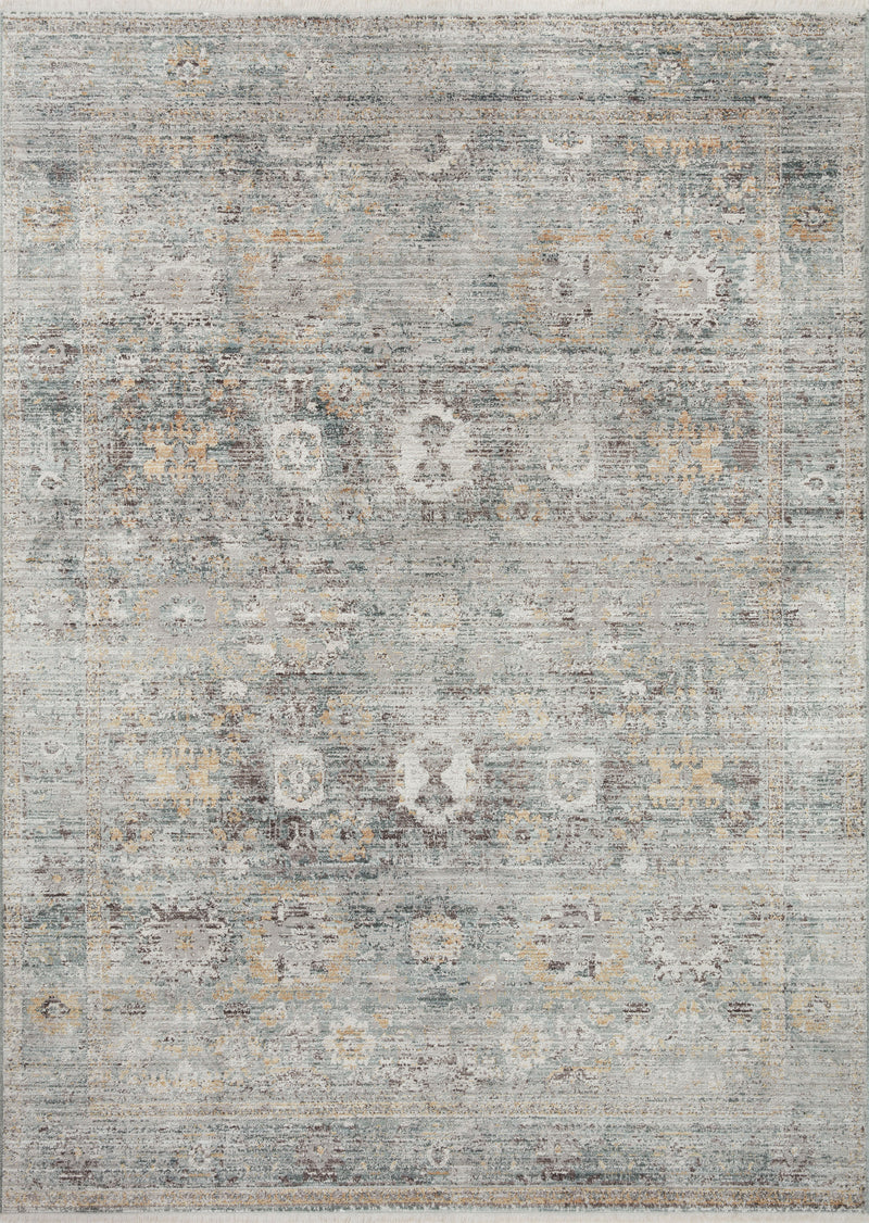 Leah Teal / Gold Rug