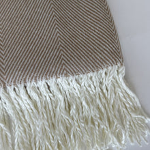 Cozy Brown Fringe Throw Blanket