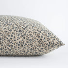 Adeline blue floral pillow cover styled for fall
