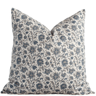 Celine blue floral pillow cover from the Henley set