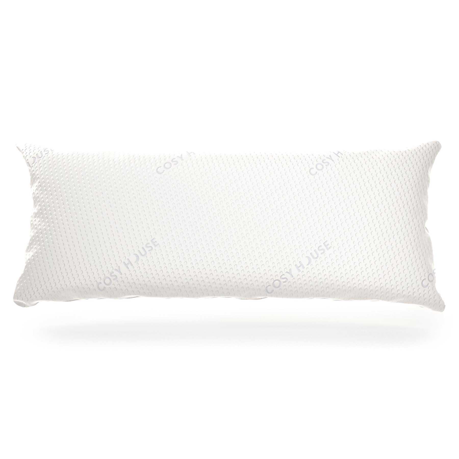 Luxury bamboo viscose body pillow on bed