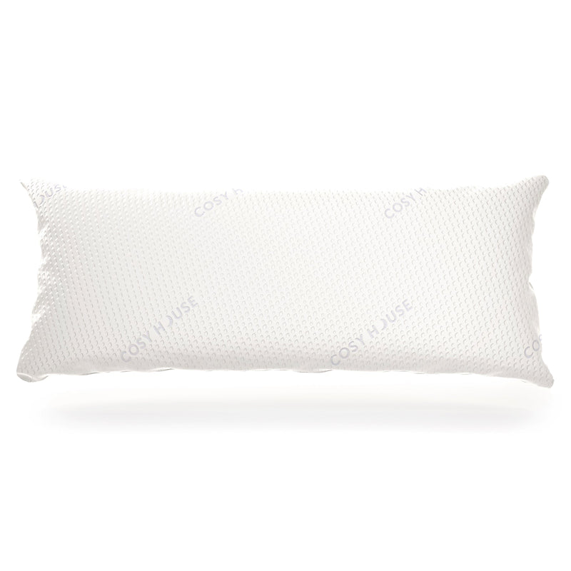 Luxury bamboo viscose body pillow on bed
