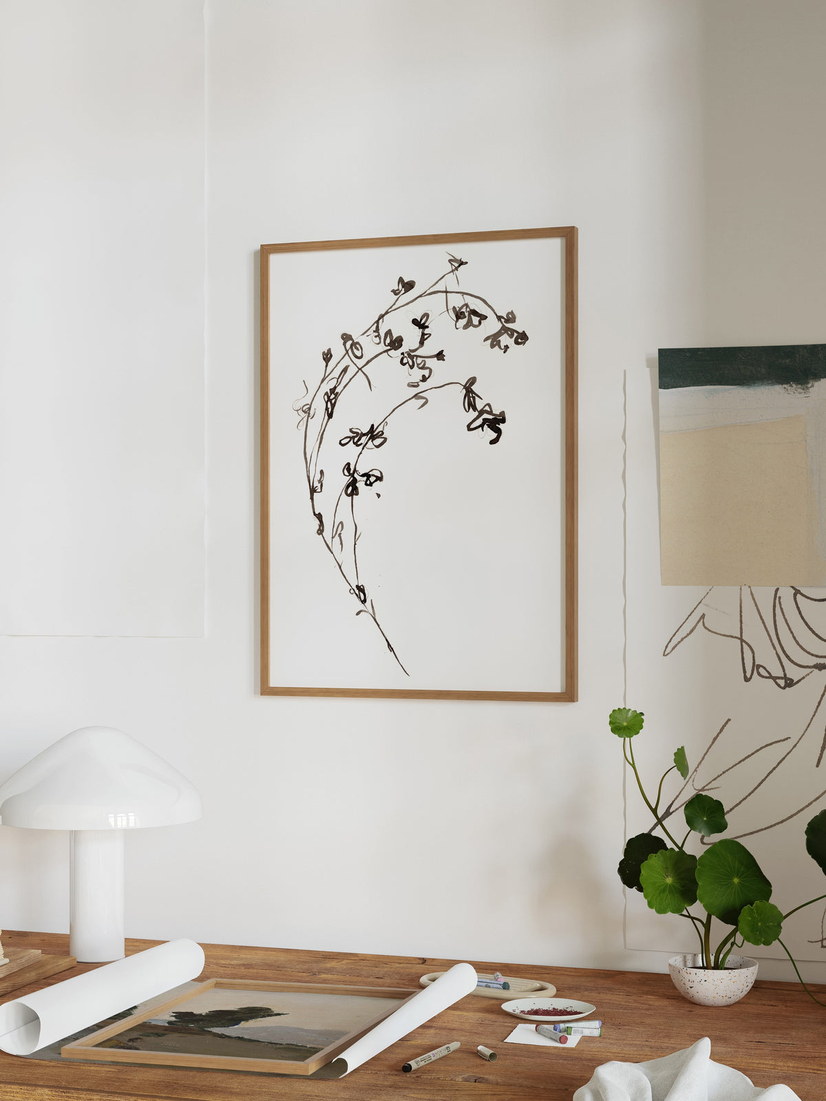 Botanical Ink Study I
