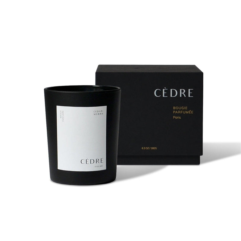 Bougie Parfumée Cèdre perfumed candle from Grasse France