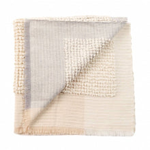 Butterscotch white textured plush merino handloom throw – One Affirmation