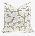 Luna Cream and Beige Velvet Pillow Cover