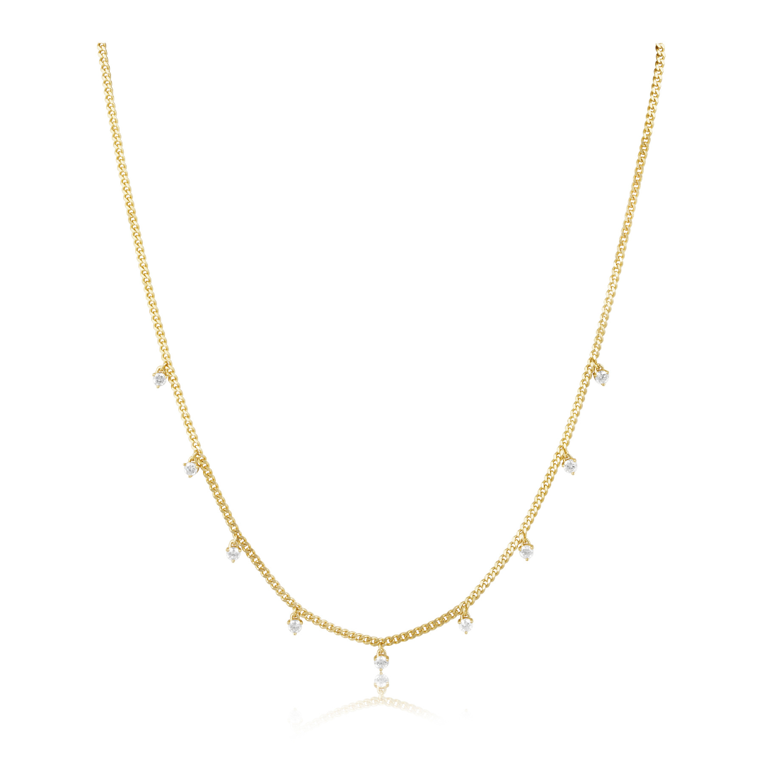 Everleigh Necklace with adjustable extender in gold