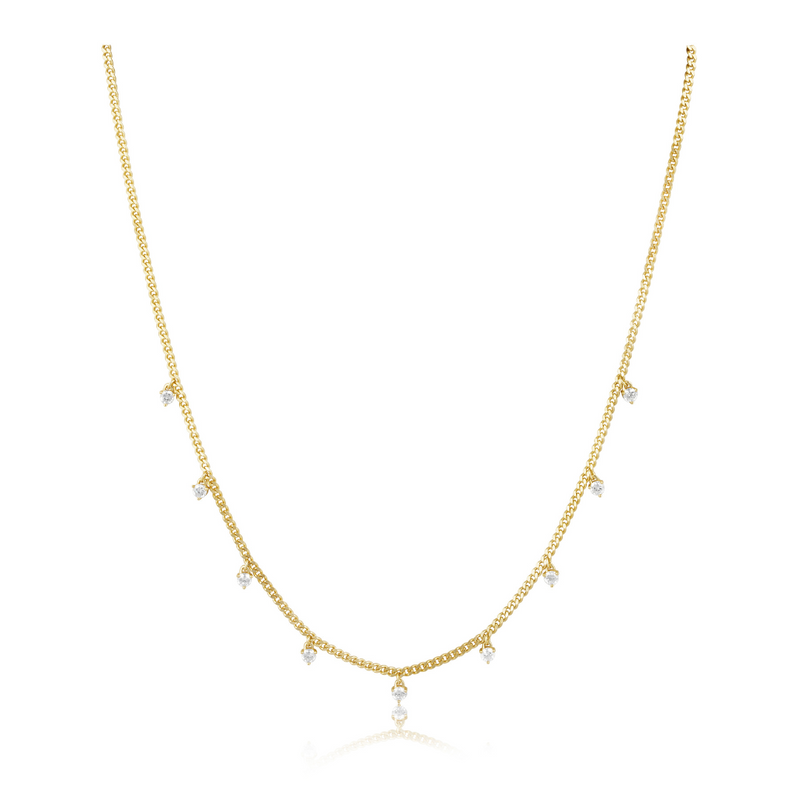 Everleigh Necklace with adjustable extender in gold