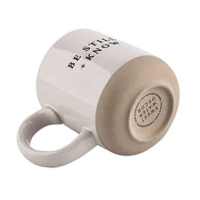 Be Still and Know Stoneware Coffee Mug – 14 oz