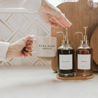 Hand-crafted stoneware mug showing unique speckled finish