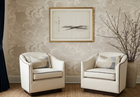Colonnade Pillow Cover in Parchment, Kelly Wearstler Textiles