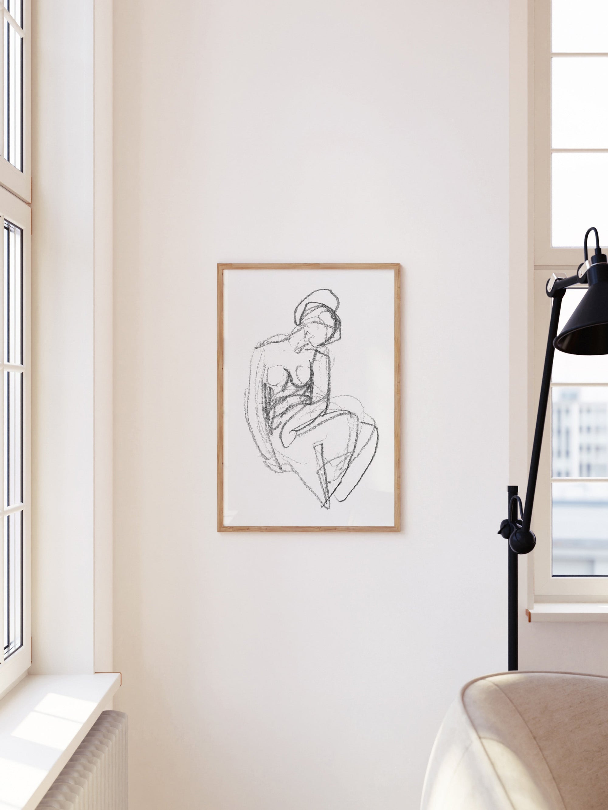 Charcoal Figure III
