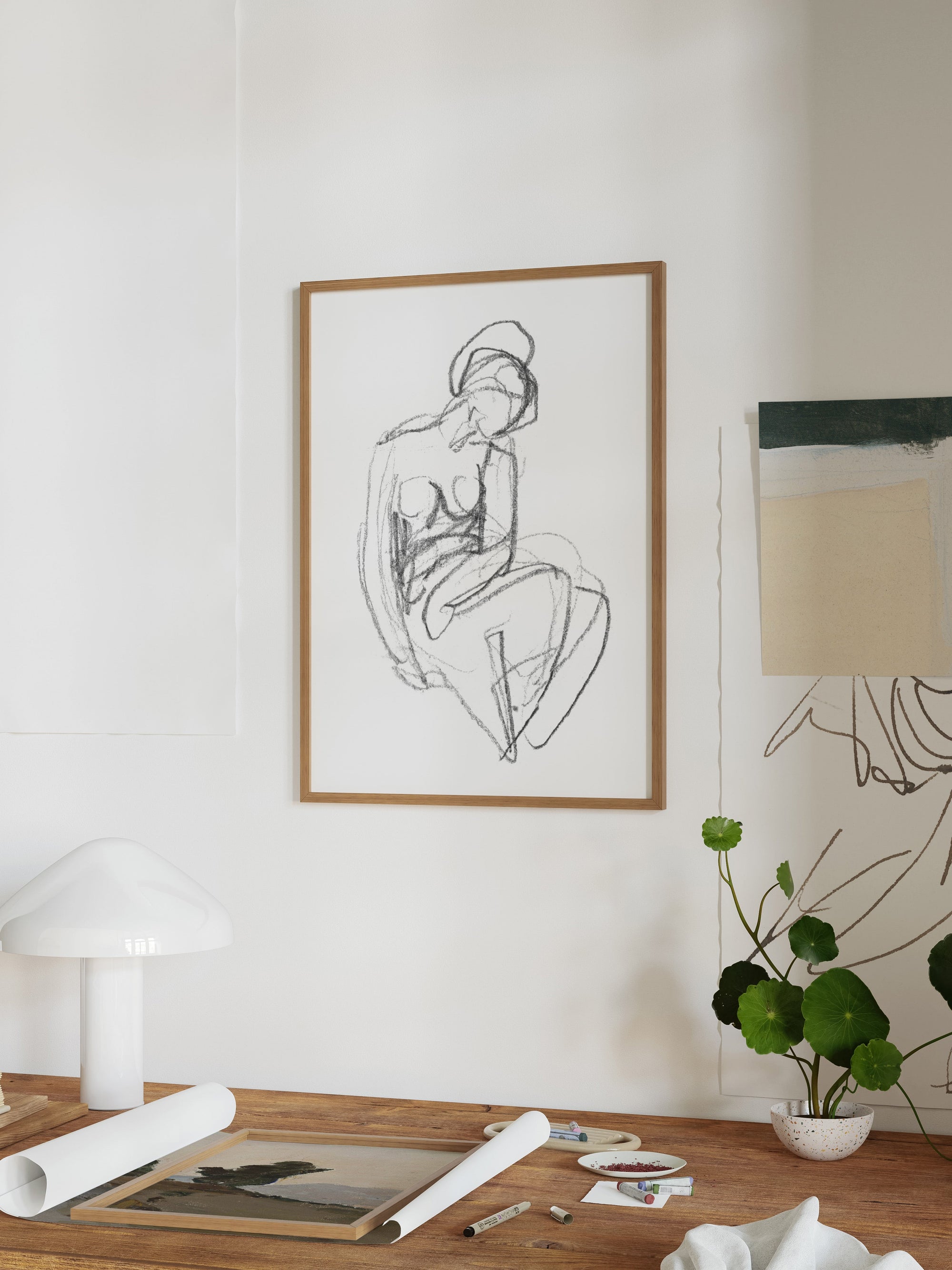 Charcoal Figure III